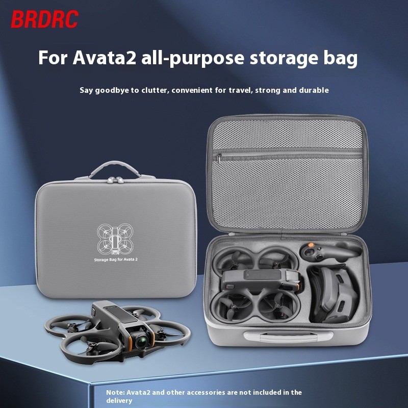 Adequado para DJI AVATA 2 saco de armazenamento saco do mensageiro All-round portátil caixa de armazenamento acessórios