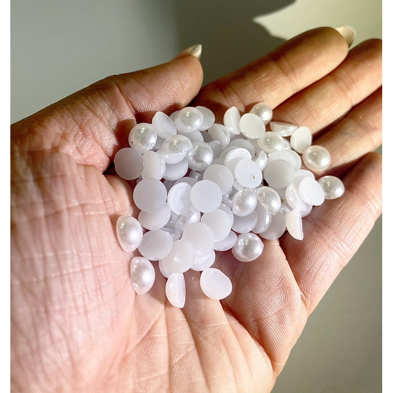meia pérola 8mm com 500 ou 1.000 peças em Oferta na Shopee