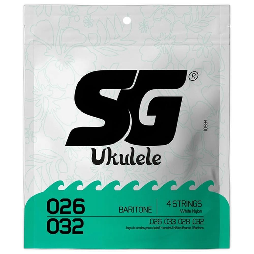 ENCORDOAMENTO SG UKULELE NYLON BARITONO 0.026 - 0.032 em Oferta na Shopee