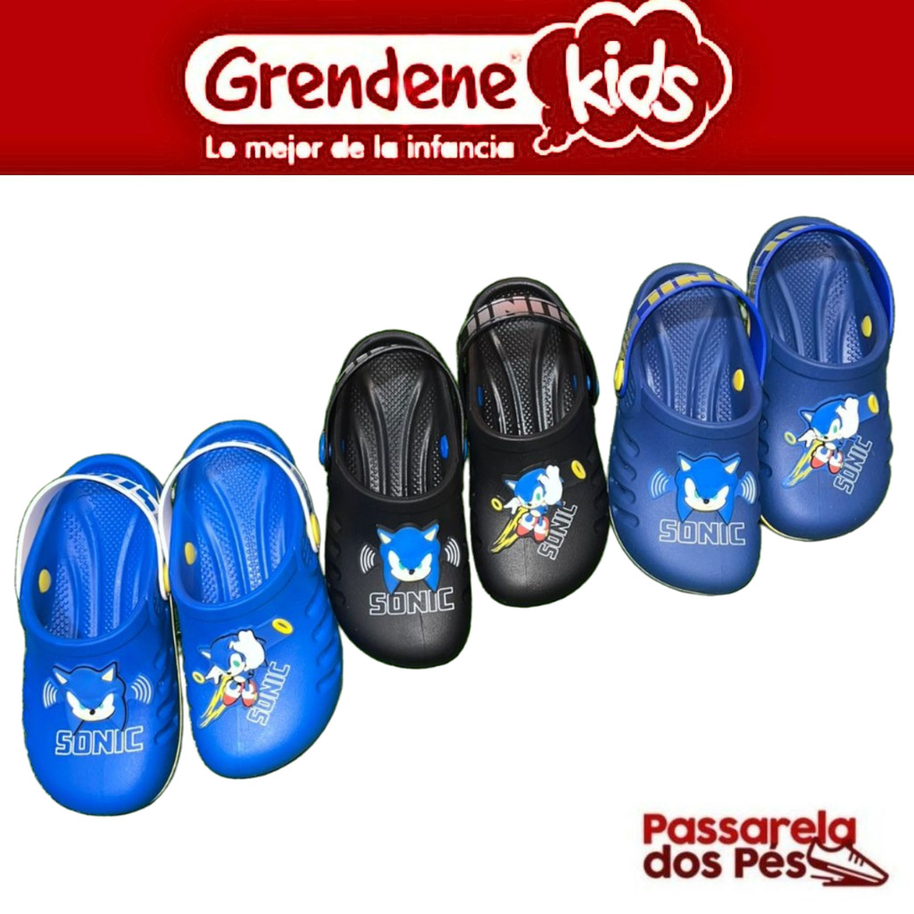 Sandália Infantil Menino Babuch Sonic Speed Ref:22594
