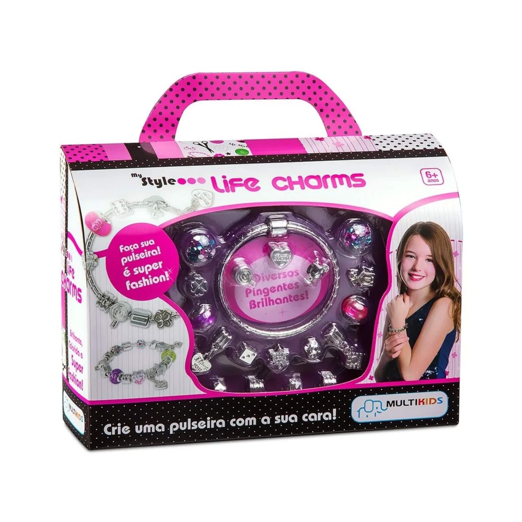 Brinquedo Infantil Pulseira My Style Preciosas Life Charms Multikids BR468 · foto 2