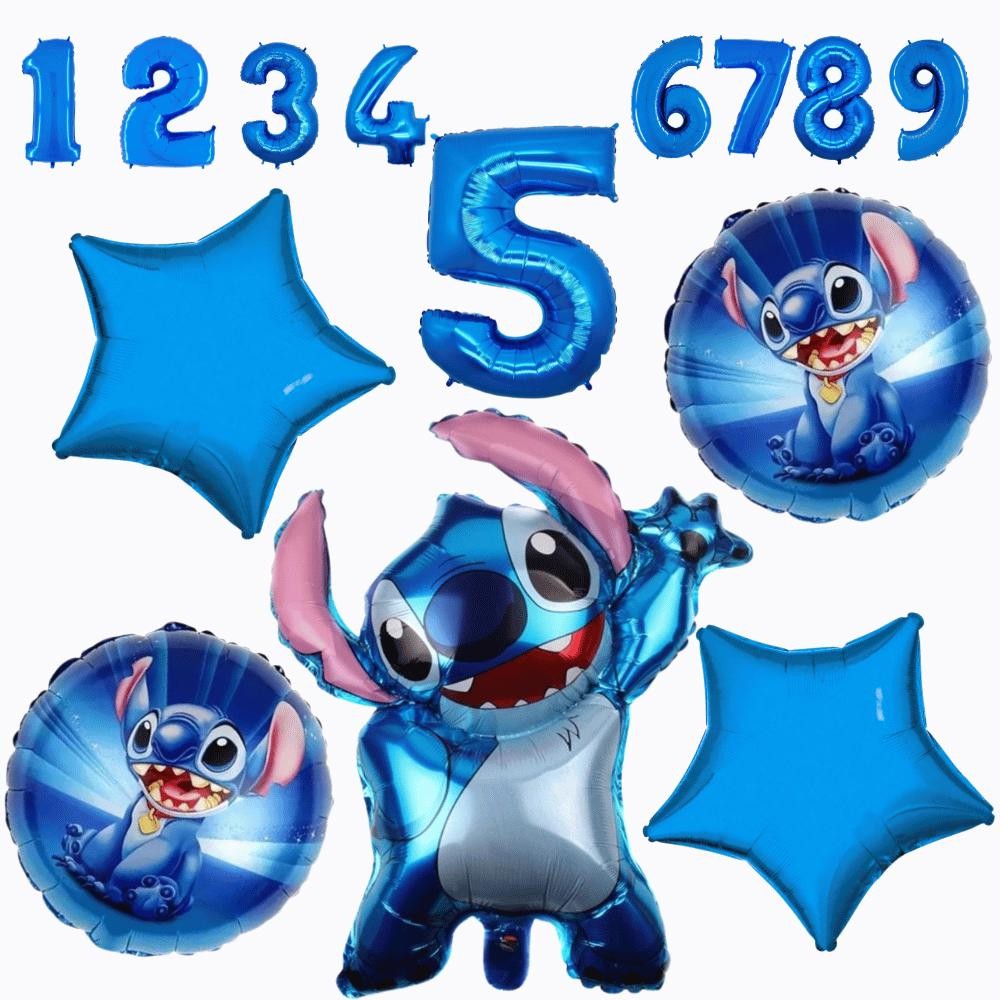Kit Balão Festa Stitch Aniversario Balões Idade Ano Festa