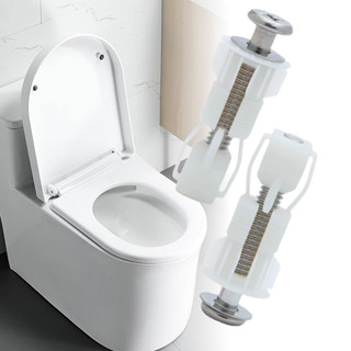 2 Pçs Parafusos De Assento Do Vaso Sanitário Universalmente Porca Tampa Pan Fixação Dobradiças Expansão Borracha Superio em Oferta na Shopee
