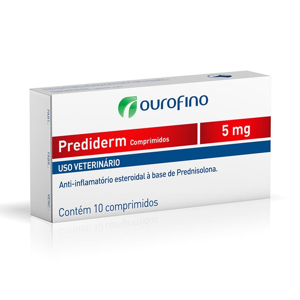 Anti-Inflamatório Ourofino Prediderm 10 Comprimidos para Cães em Oferta na Shopee