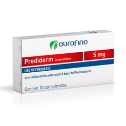Anti-Inflamatório Ourofino Prediderm Cães - 10 Comprimidos