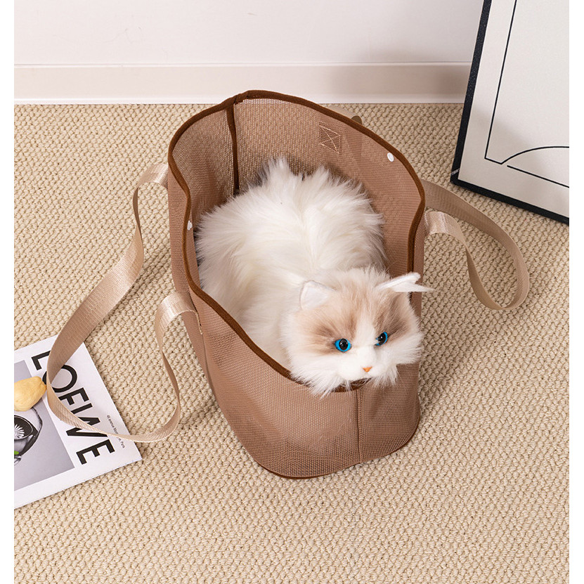 Bolsa Para Gatos Bolsa De Transporte Pet Gato Cachorro ，Pet viagem Compras Um Ombro Bolsa