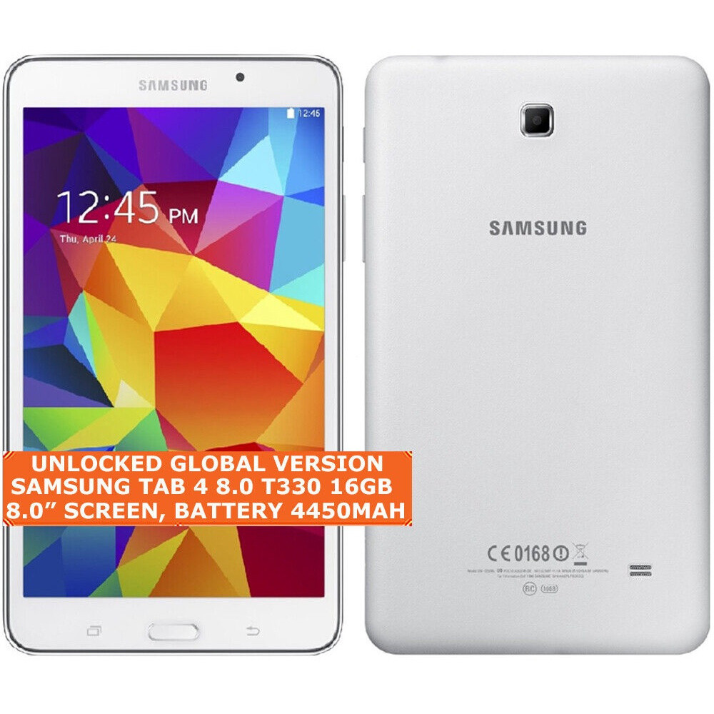 Samsung Galaxy Tab 4 8.0 T330 16gb Quad-Core 8.0 Polegadas Wi-Fi Gps Android Tablet Pc