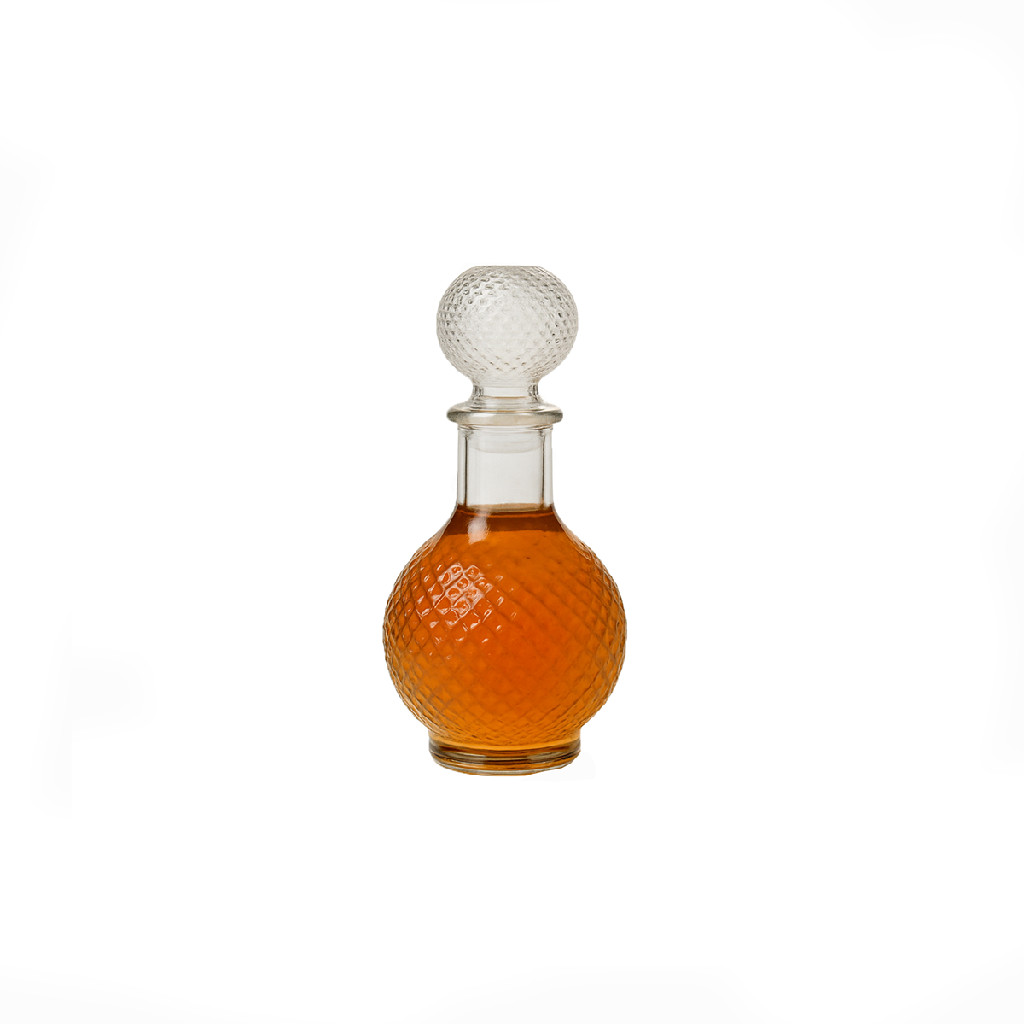 Mini Garrafa De Vidro 40ml Com Tampa Rosqueável Para Licor Whisky E Cachaça Artesanal Cristaleira