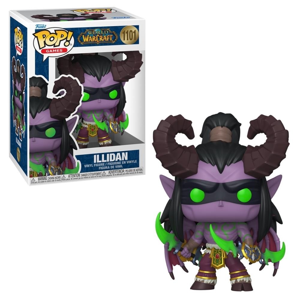 Boneco Funko Pop! World of Warcraft - Illidan com Chase em Oferta na Shopee