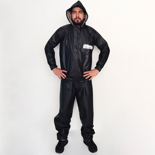 Capa de Chuva Brascamp Delta PVC - Kit Motoqueiro Motociclista Ciclista moto Premium (Jaqueta + Calça) Impermeável 100%