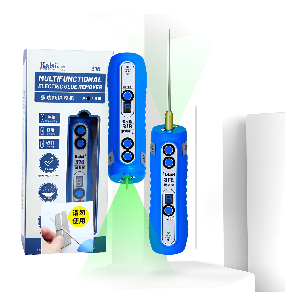 Micro Removedor Elétrico Cola Oca Corte Blindagem Kaisi 316a 40 Khz 8 W