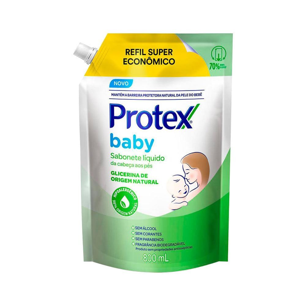 SABONETE PROTEX BABY LIQUIDO 800ML GLICERINA REFIL