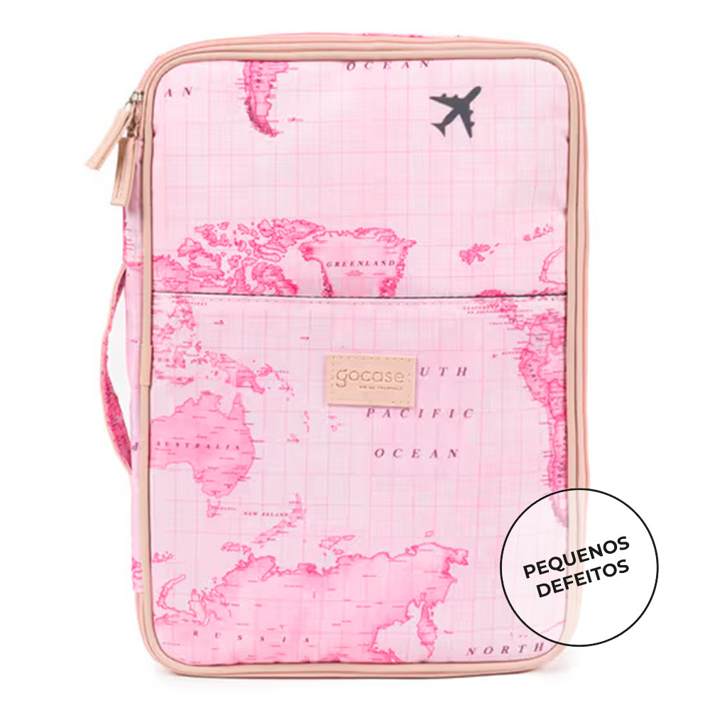 Outlet Gocase Capa para Notebook Job 14 Mapa Mundi - Leves Defeitos