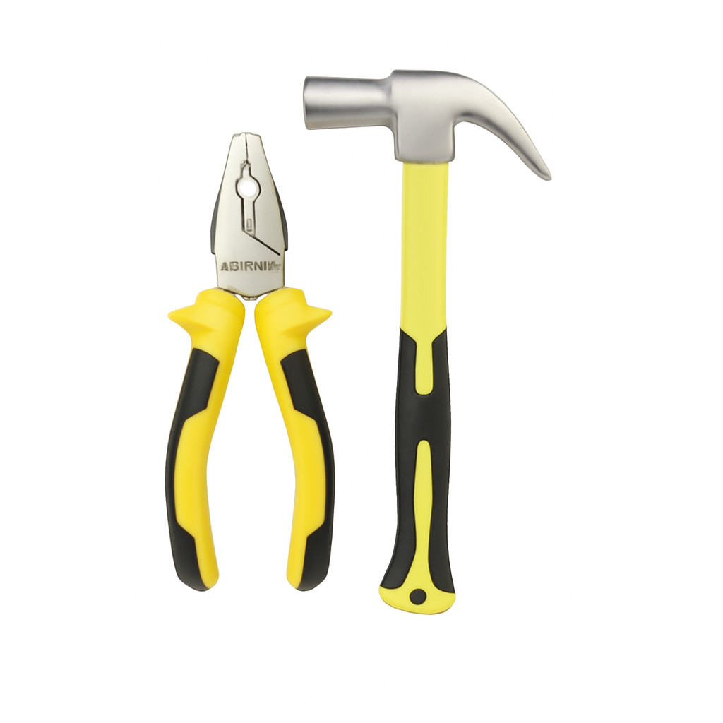 Kit Martelo Grande 25mm  + Alicate Universal 6”  Profissional Com  Cabo Emborrachado em Oferta na Shopee