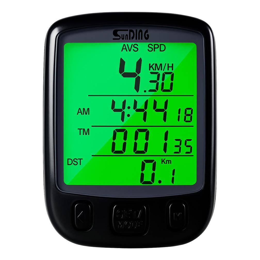 Velocímetro Ciclo Computador com Luz Noturna Automática Monitor de Velocidade Distância Tempo e Alertas para Ciclismo em Oferta na Shopee