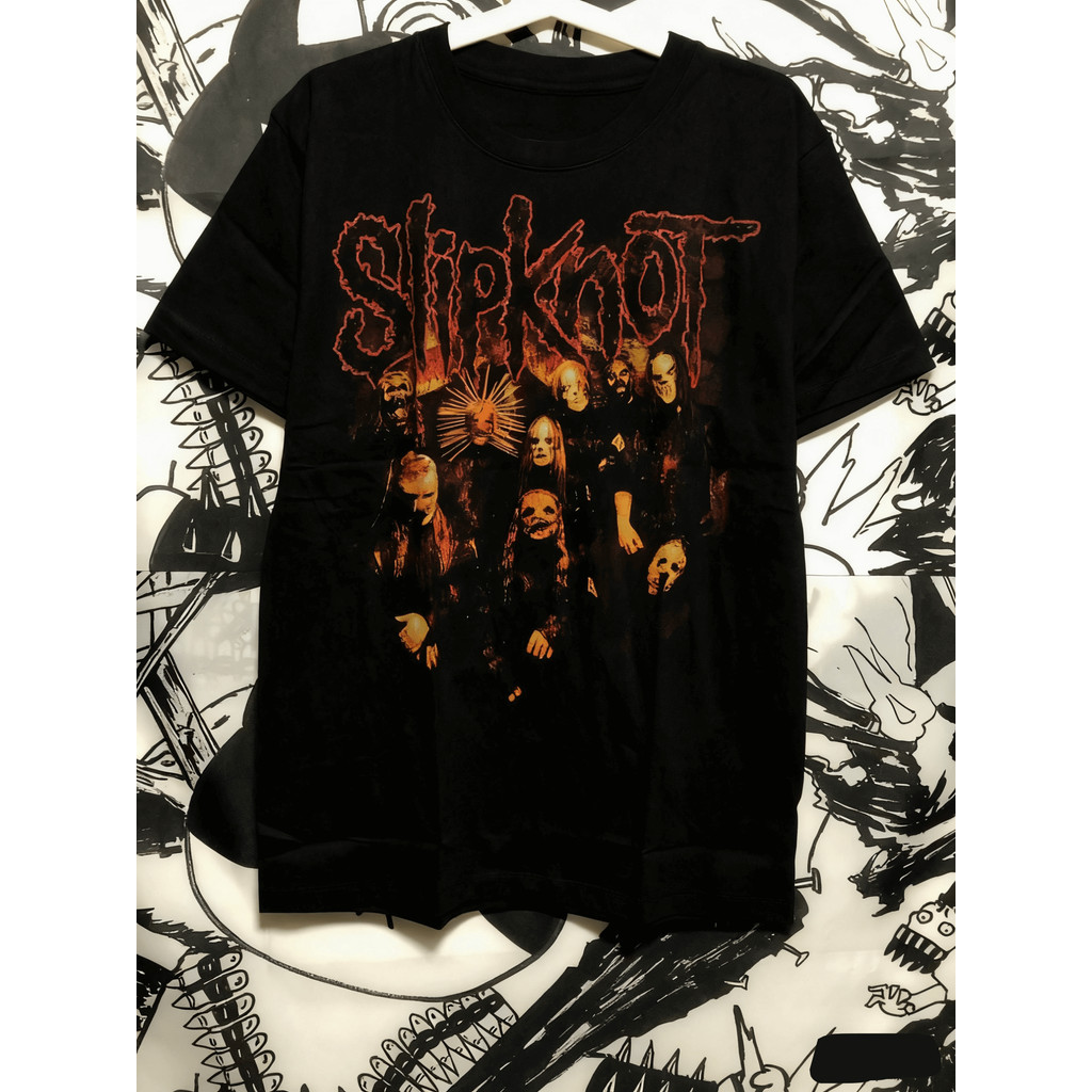 Camiseta Slipknot Metal Rock Unissex Oversized 100% Algodão Concerto Show Envio Imediato