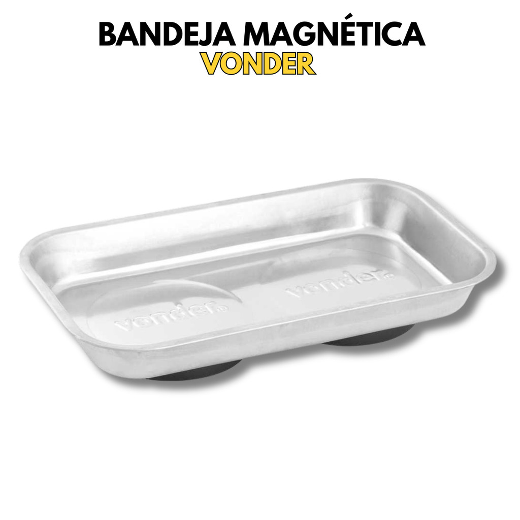 Bandeja Magnética Retangular Inox 140x240 mm – Vonder
