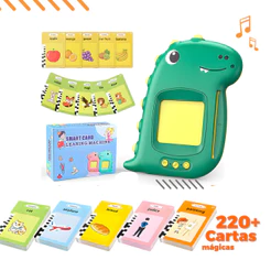 Pronúncia Portátil Máquina De Cartões De Aprendizagem Oral Kids Educational Toys（Português e Inglês）
