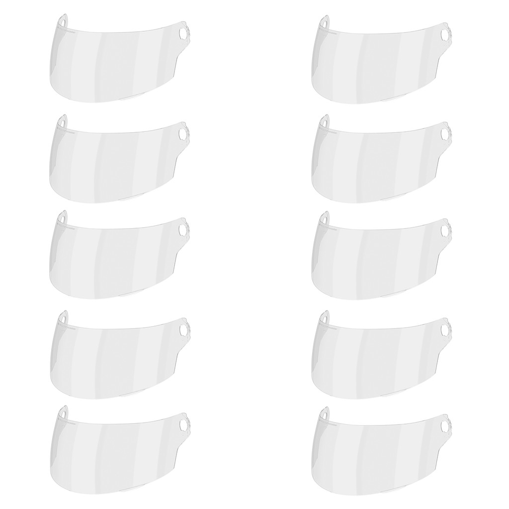 Kit 10 Unidades Viseira Capacete Pro Tork Stealth Versão 2