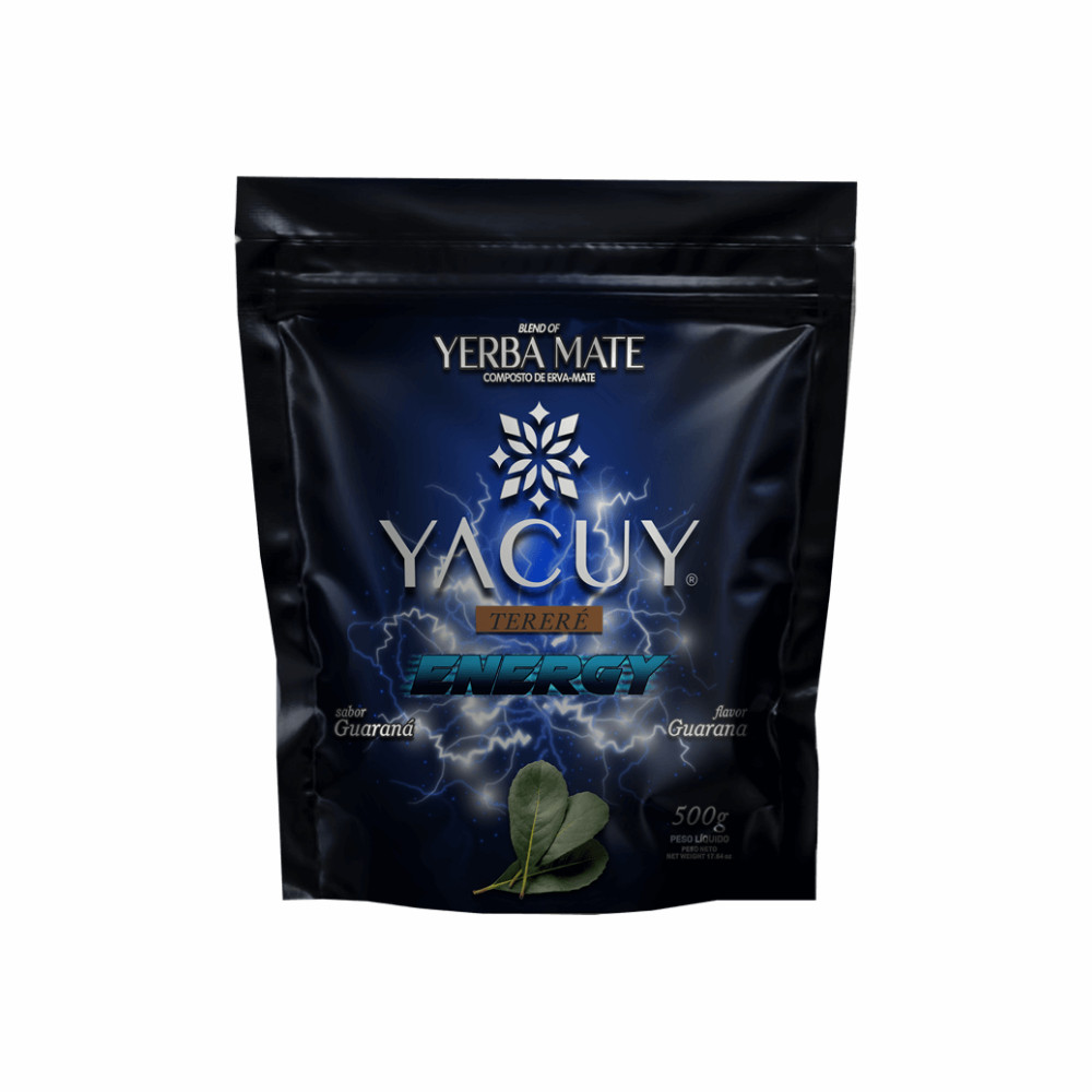 Erva Mate para Tererê Energy Guaraná Yacuy 500g