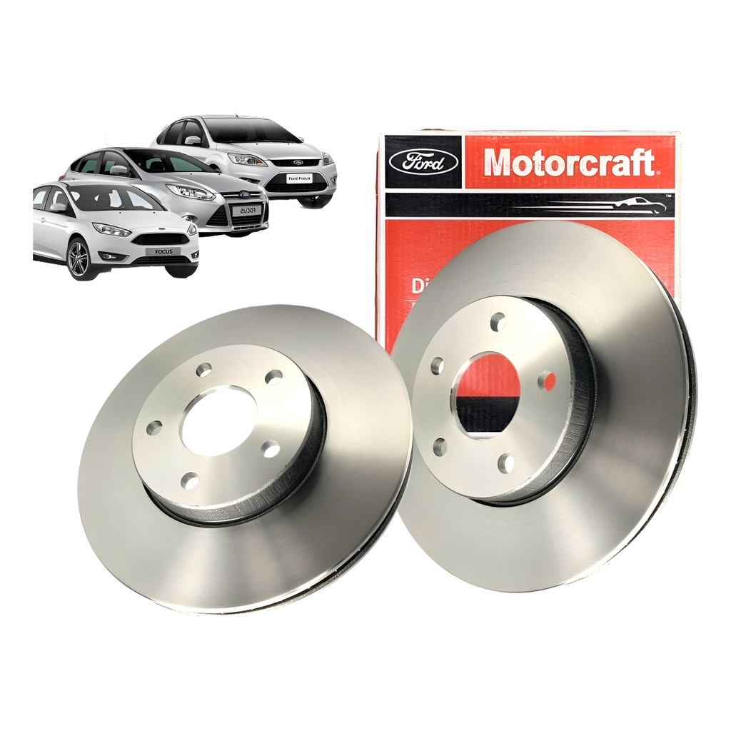 Jogo Discos De Freio - Ford Focus 2009 Até 2019 em Oferta na Shopee