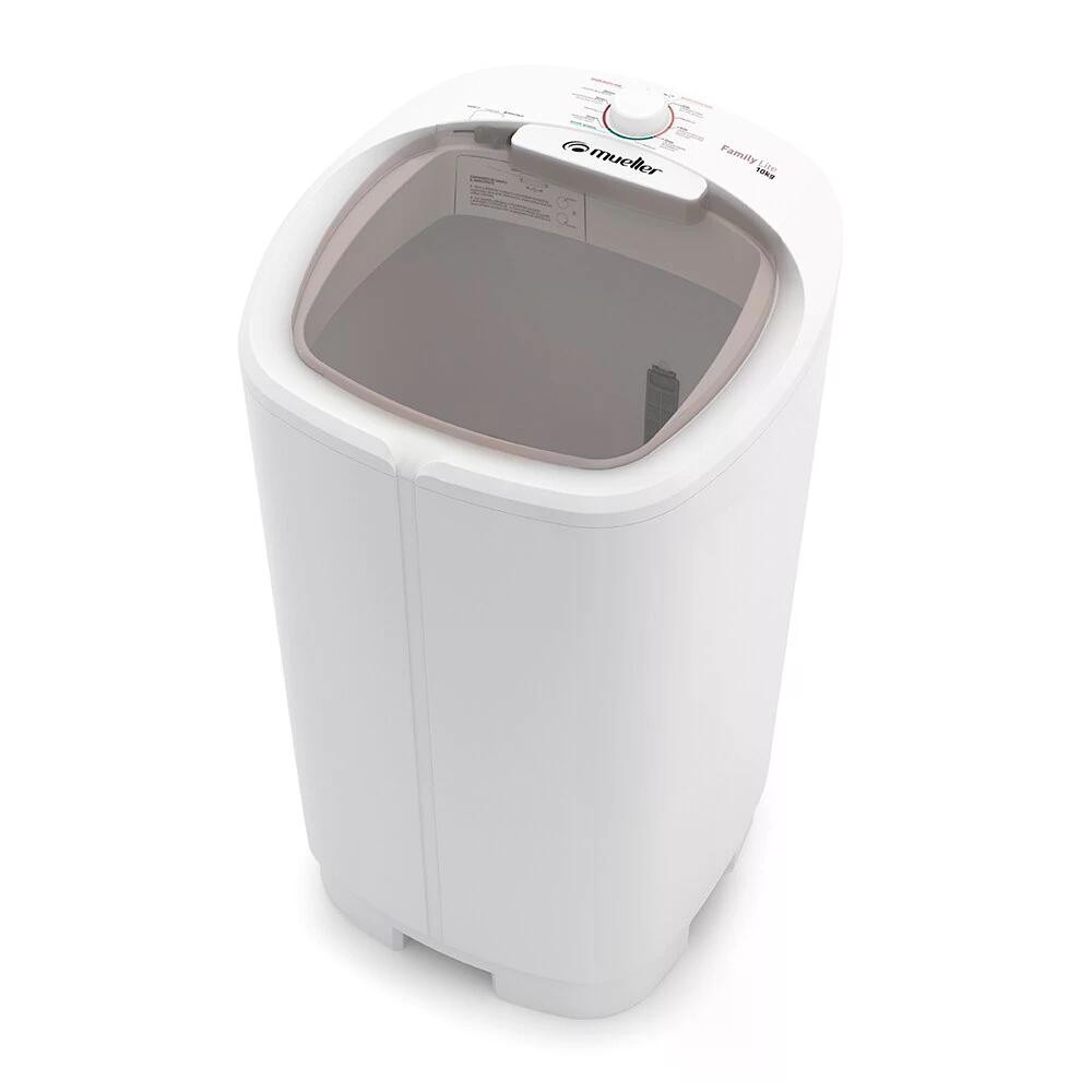 Máquina de Lavar Mueller 10kg Family Lite Branca 220V Tanquinho Econômico com Filtro