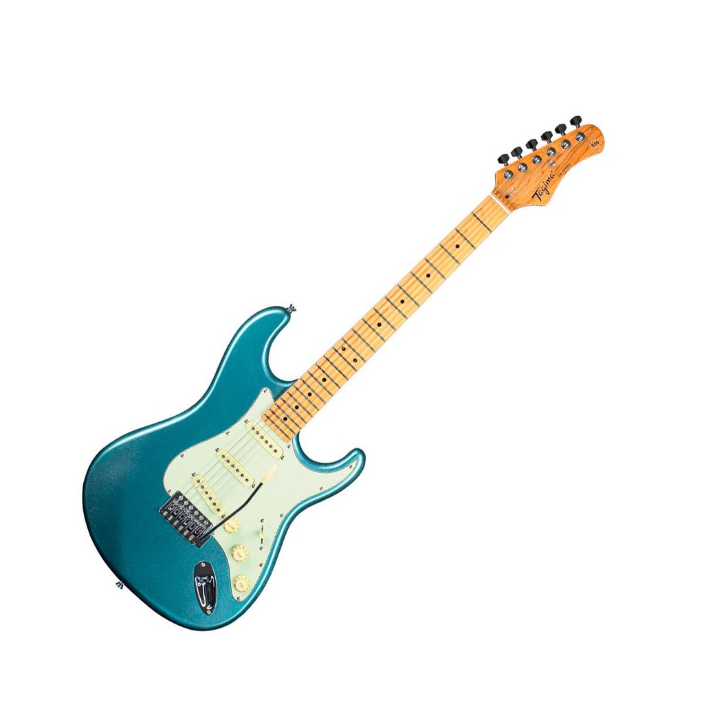 GUITARRA STRATOCASTER TAGIMA TG-530 3S ESCALA CLARA ESCUDO AWH - LAKE PLACID BLUE