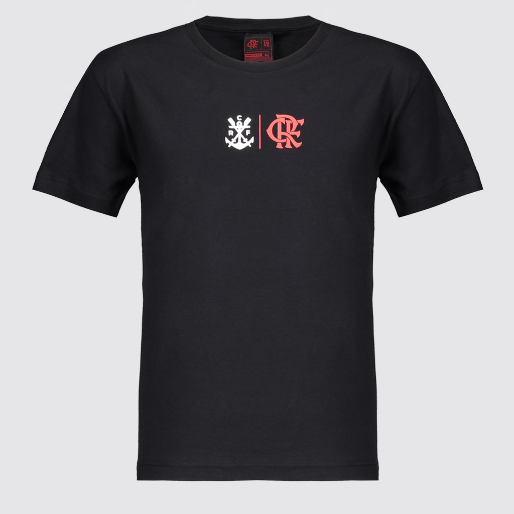 Camisa Flamengo Celebrar Infantil Preta