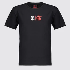 Camisa Flamengo Celebrar Infantil Preta