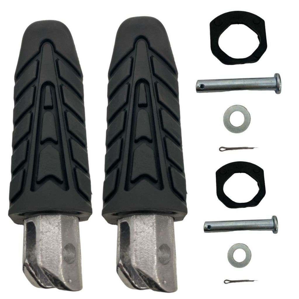 Par Pedaleira Apoio Pé Traseiro CG 160 Titan Fan Start Cb 250f Twister 2016 em diante em Oferta na Shopee