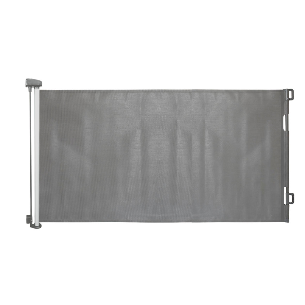 Portão Retrátil De Segurança Multiuso Infantil Kababy Cinza em Oferta na Shopee