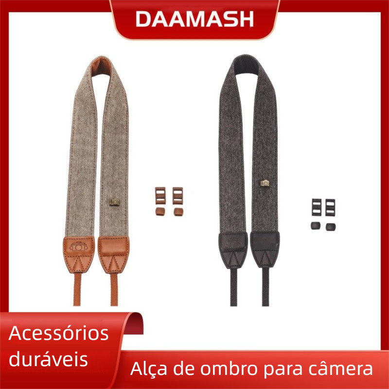 [Envio 24H] Alça De Ombro e Pescoço Estilo Retrô para Câmeras Dslr