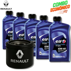 KIT TROCA DE ÓLEO ELF 10W40 + FILTRO ( DUSTER 1.6 2014 )