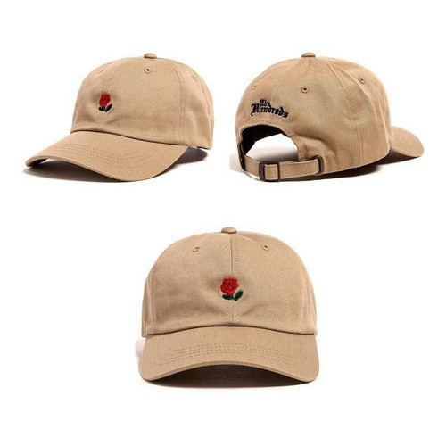Boné The Hundred Aba Curva Rose Dad Hat Bege Branco Preto Azul Rosa