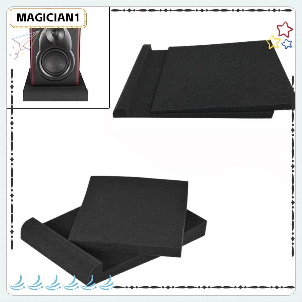 Almofadas De Isolamento Para Monitor De Estúdio MAGICIAN , De Alto-Falante De Espuma Acústica À Prova De Choque , Pretas