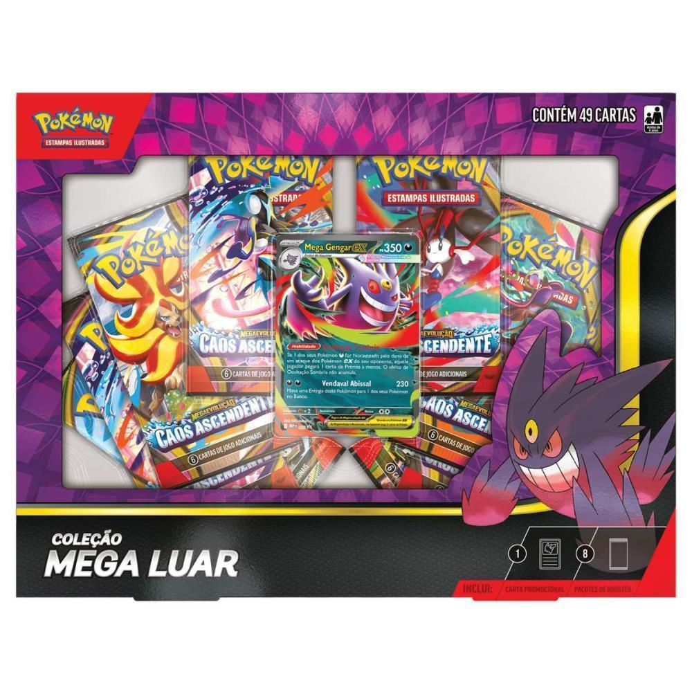 Box Pokemon Coleção Mega Luar - Gengar / Clefable