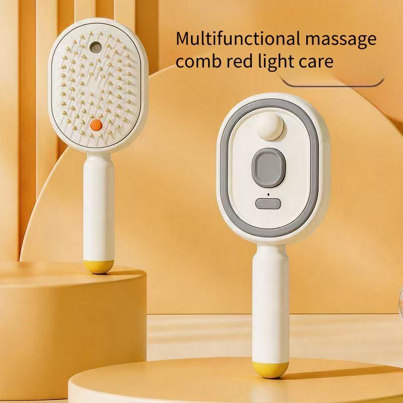 Novo estilo Premium Spray elétrico Airbag massagem pente atomização cuidados Com o cabelo pente auto-limpeza emaranhado