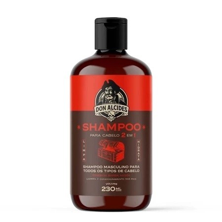 Shampoo Para Cabelo 2 Em 1 Barba Negra 230ml Don Alcides Don Alcides Shampoo Para Cabelo 2 Em 1 Barba Negra 230ml Don Al