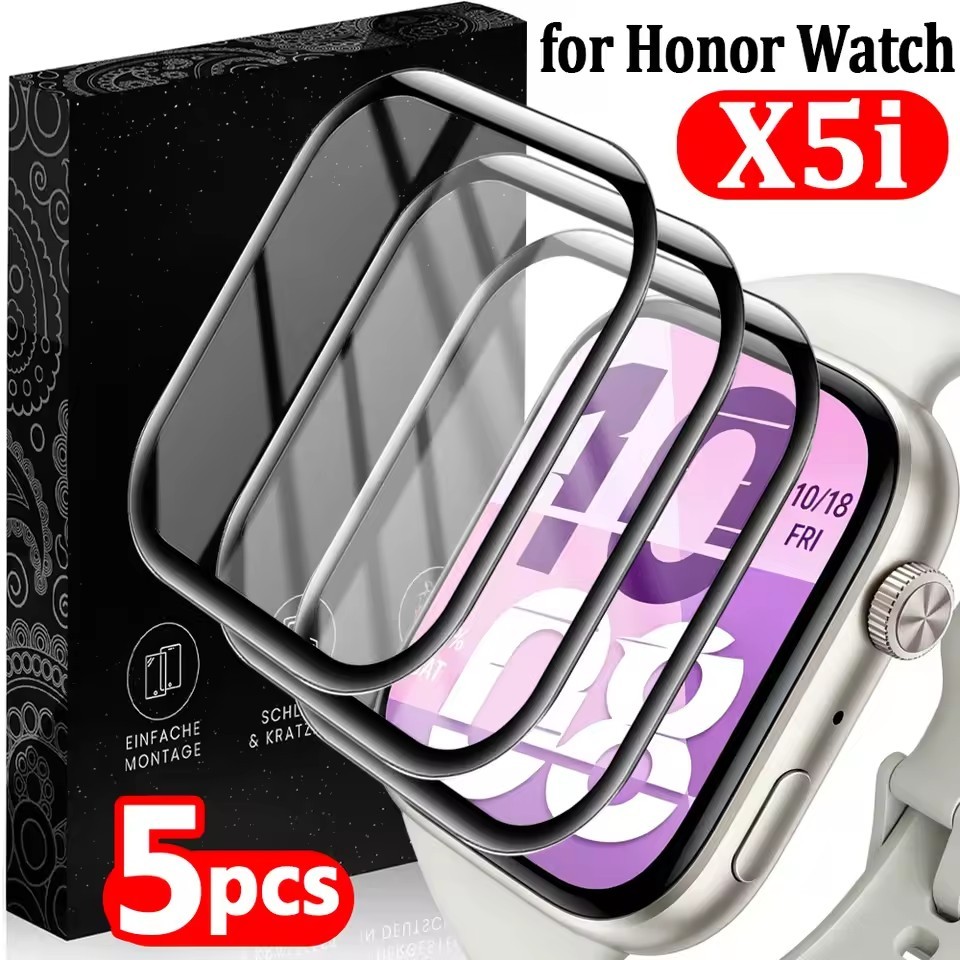 Filme Honor Watch X5i 5/2 Unidades-De Hidrogel Composto De Cobertura Completa-Acessórios Para Smartwatch Protetor De Rel