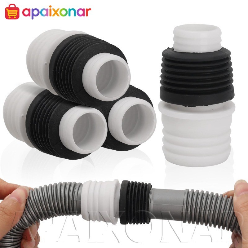 [Happt] Adaptador De Extensão De Mangueira De Drenagem De Máquina De Lavar 8-2 Unidades-Para 21-32 Mm De Diâmetro-Conect