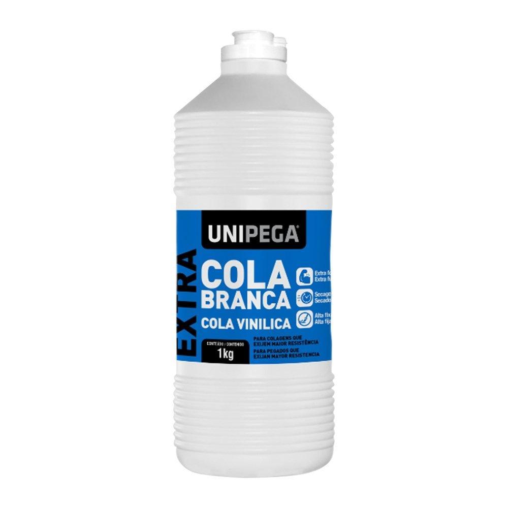Cola Unipega Branca Extra 1kg - 6 Unidades