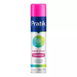 Tinta Spray Pratik Luminosa Pink 400ml