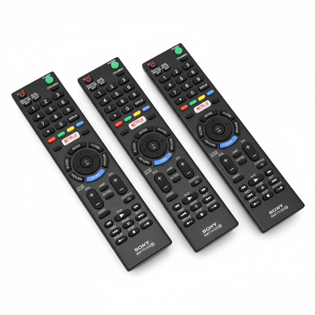 Kit 3 Controle Remoto Sony Smart Tv KDL Netflix Universal
