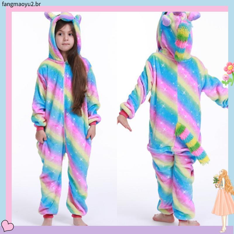 Roupas Infantil Pegasus Roupão Infantil Menina Pijamas Infantil Menina Inverno Pijama De Banho Infantil Unicórnio Pijam