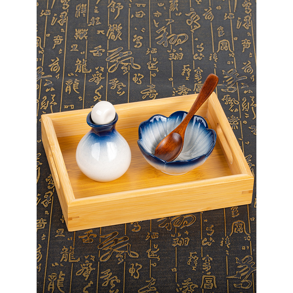 Tigela de óleo essencial conjunto de prato de óleo essencial cerâmica SPA tigela de ajuste de óleo pote de óleo essencia