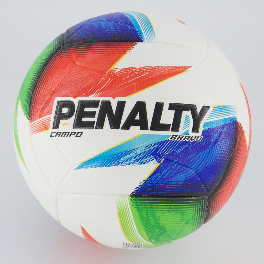 Bola Penalty Bravo Mundo XXVI Campo Branca e Azul