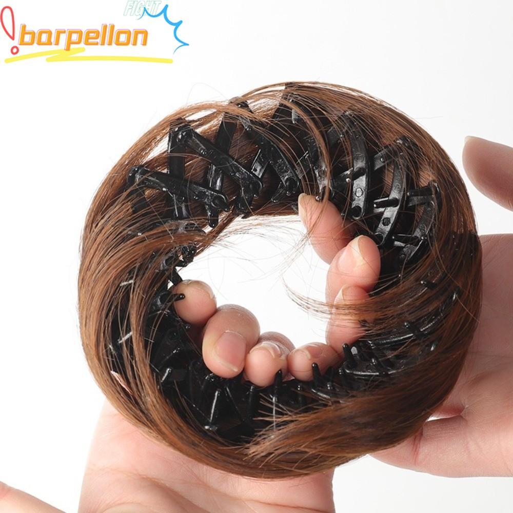 Clipe BARPELLON Em Coque De Cabelo , Clipes Elásticos Circulares , Extensões De Bagunçado , Mini Updo De Rosquinha Sinté