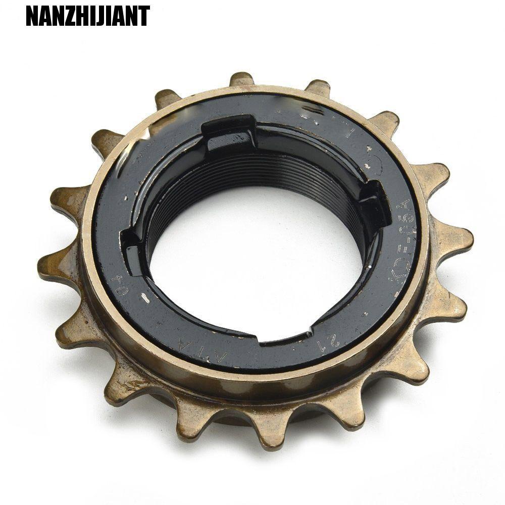 NANZHIJIANT Bicicleta Roda Livre 16T 18T Engrenagem Bidirecional De Aço Modificado Ao Vivo Dentada De Fixa