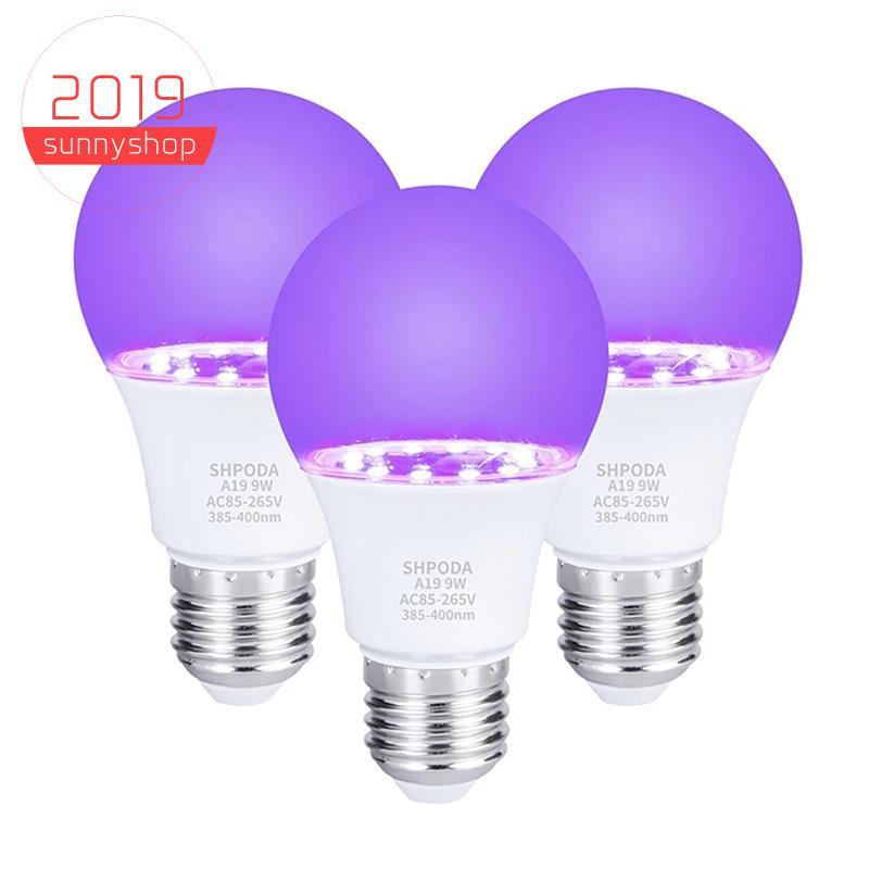[Bestseller S] 3 Unidades 10W Lâmpada Ultravioleta UV Detecção Fluorescente Luz Preta Azul E26 110V 220V Para Decoração