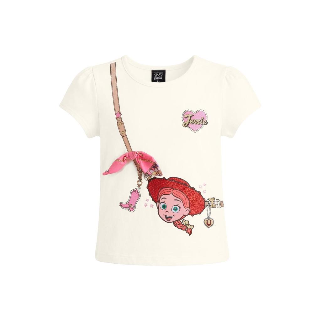 Blusa infantil menina Toy Story em meia malha Brandili